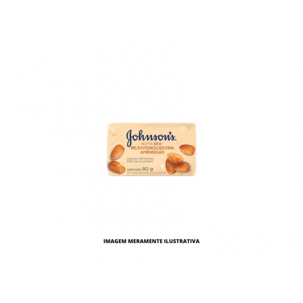 SABONETE - JOHNSONS - 80g AMENDOAS - DP12